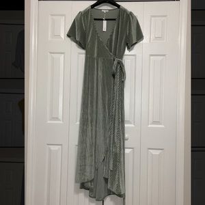 Sage Green Pleated Baltic Born Dress